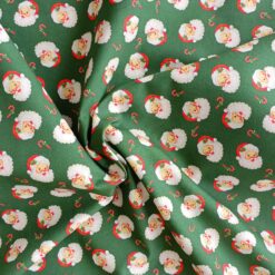 santa fabric cotton dress fabric