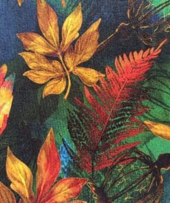 Viscose Jersey Fabric - Autumn Leaves Digital Print - 150cm Wide