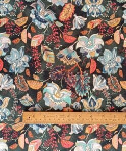 Viscose Jersey Fabric - Ethnic Flower Digital Print - 150cm Wide 4