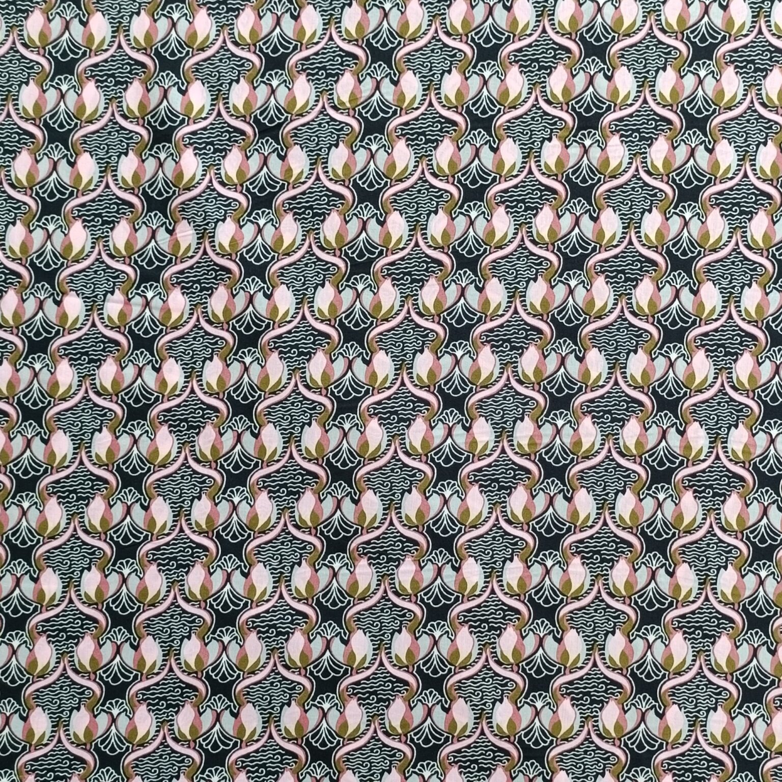 Pima Cotton Lawn Fabric - Biba Floral - 140cm Wide
