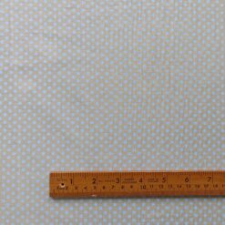 Cotton Poplin Fabric - Sky Blue Spot On Sand - 110cm Wide