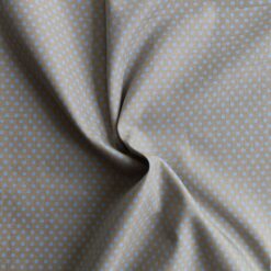 blue dots cotton dres fabric