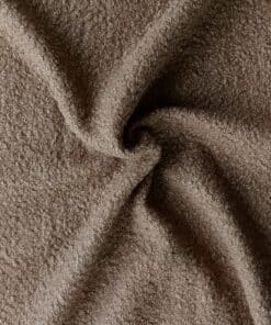 Polyester Boucle Fabric - Camel - 150cm Wide