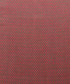 Cotton Poplin Fabric - Red Spot On Tan - 110cm Wide