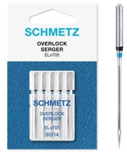 Schmetz Overlock Sewing Machine Needles - ELX705 - Size 80/12