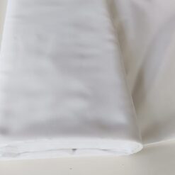 Polyester Lining Fabric - White - Anti Static - 150cm Wide
