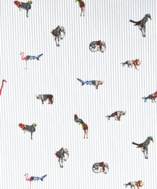 Cotton Fabric - Animal Mix Up - Ex-Designer - 145cm Wide