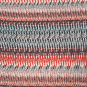 Jersey Knit Fabric - Chevron Lurex  - 150cm Wide