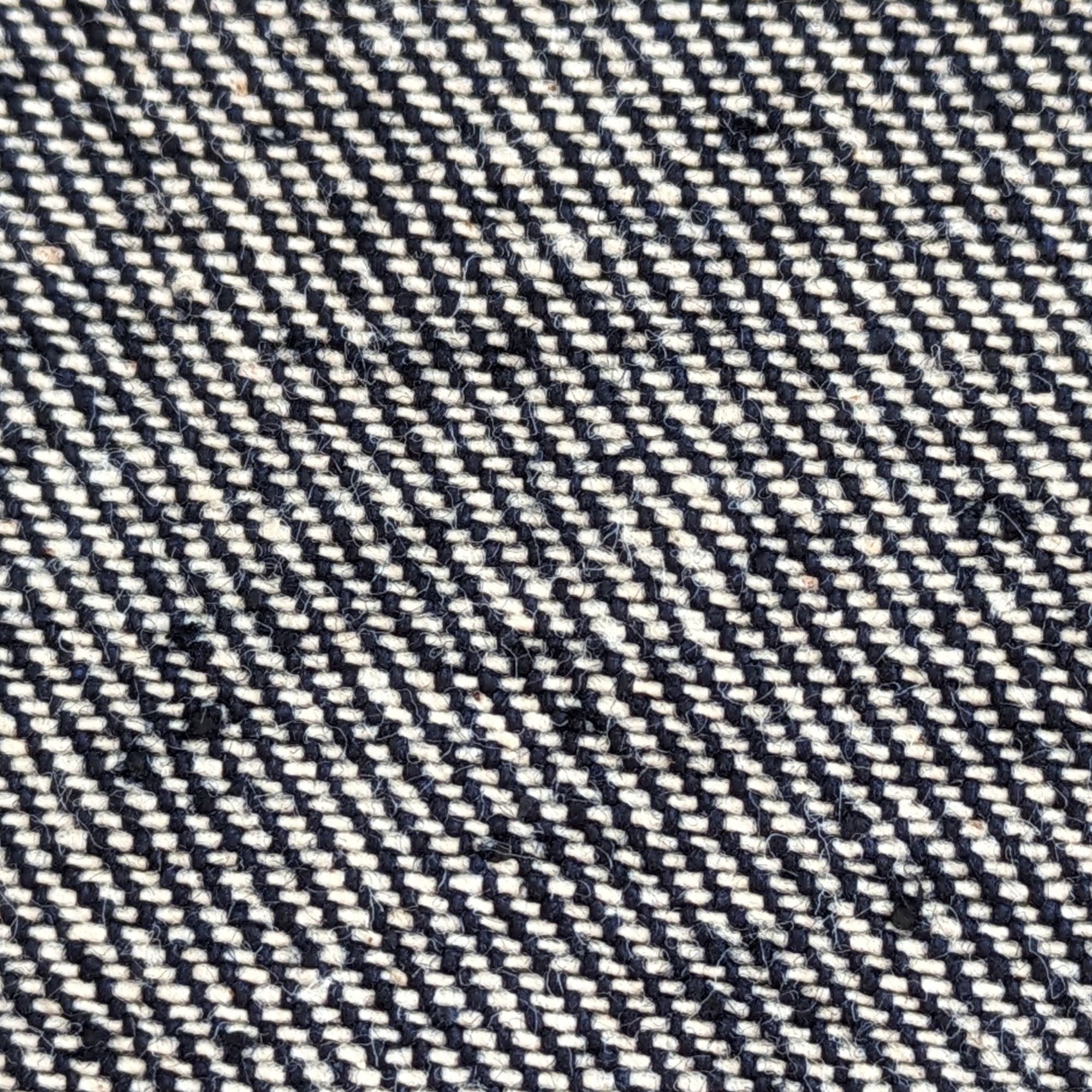 Denim Fabric Reverse Side Showing The Twill Weave