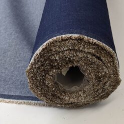 Cotton Chambray Fabric - Denim Blue - 155cm Wide