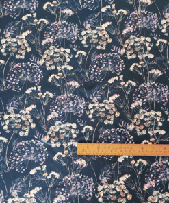 Cotton Jersey Fabric - Botanical Digital Print - 150cm Wide 3