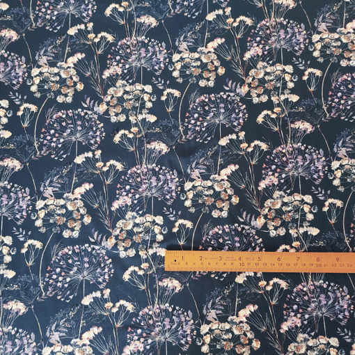 Cotton Jersey Fabric - Botanical Digital Print - 150cm Wide 1