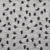 Cotton Jersey Fabric - Ninja on White - 150cm Wide