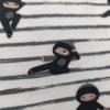 ninja cotton jersey dressmaking fabric