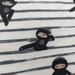 ninja cotton jersey dressmaking fabric