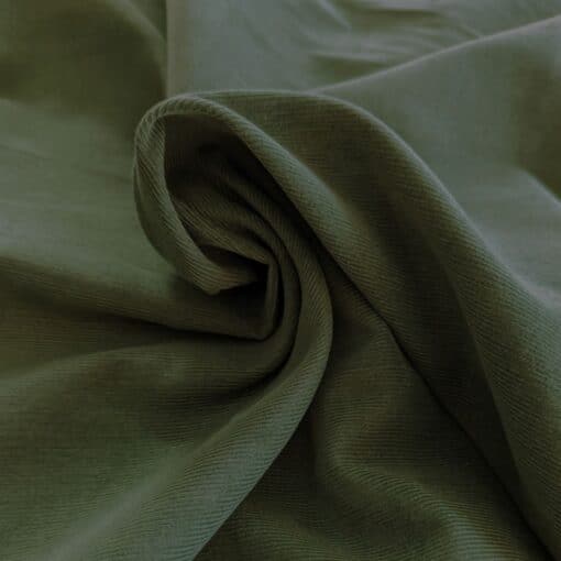 Babycord Corduroy Fabric - Green Needlecord - 21 Wale - 140cm Wide