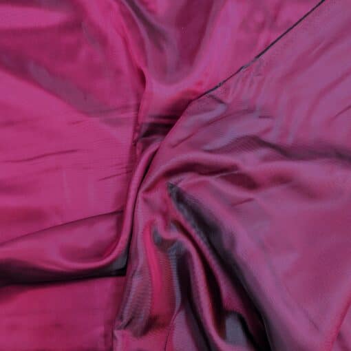 Acetate Viscose Changeant Lining Fabric Red | More Sewing