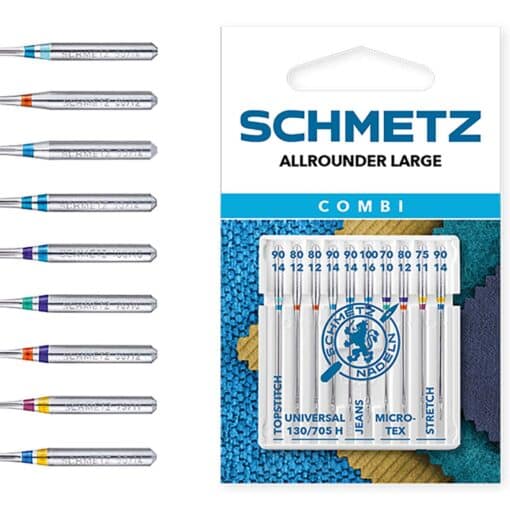 Schmetz Sewing Machine Needles Large Combi Allrounder | More Sewing
