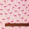 viscose fabric flamingo dress fabric