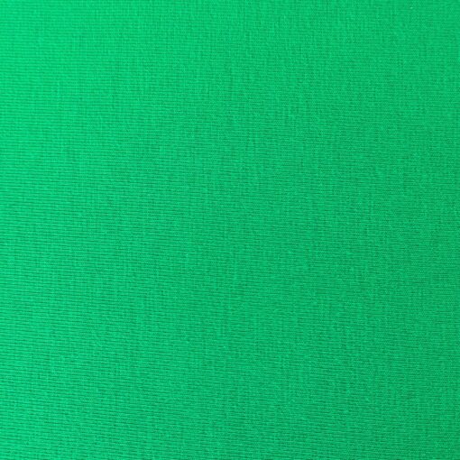 Cotton Jersey Fabric - Plain Green | More Sewing