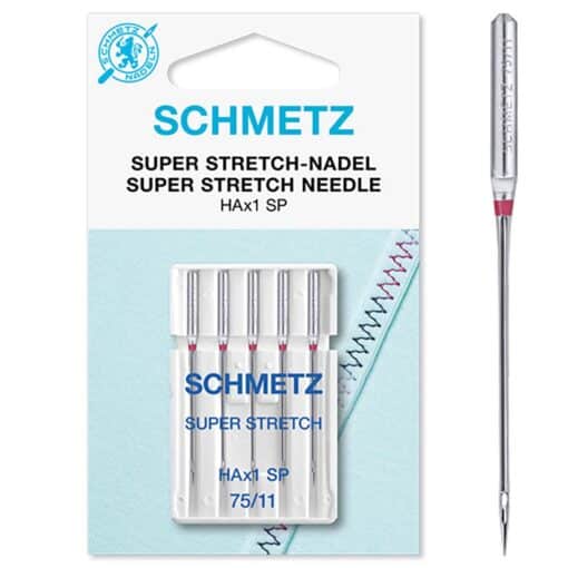 Schmetz Super Stretch Sewing Machine Needles, HAx1 SP | Super Stretch Overlocker | More Sewing