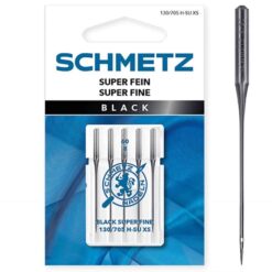 Schmetz Black Super Fine Sewing Machine Needle