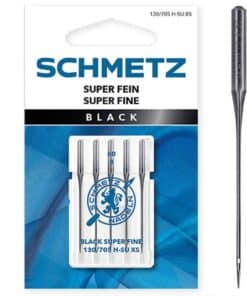 Schmetz Black Super Fine Sewing Machine Needle
