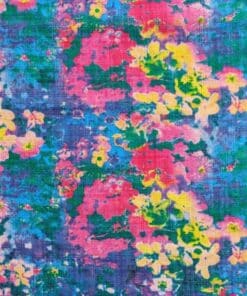 Cotton Rayon Mix Fabric - Multi Splash Floral - 145cm Wide