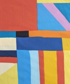 Cotton Lawn Fabric - Bold Blocks - 140cm Wide