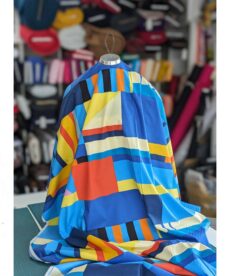 Cotton Lawn Fabric - Bold Blocks - 140cm Wide | More Sewing