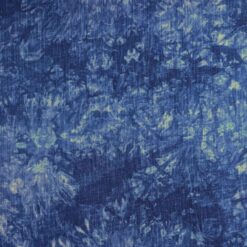 Viscose Fabric - Blue Tie Dye Print - 145cm Wide