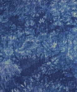 Viscose Fabric - Blue Tie Dye Print - 145cm Wide