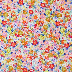 Pima Cotton Lawn Fabric - Summer Floral - 140cm Wide at More Sewing