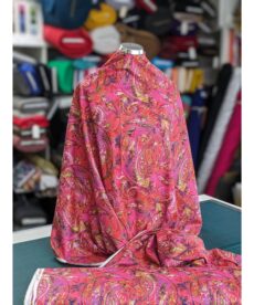 Pima Cotton Lawn Fabric - Bright Paisley - 140cm Wide | More Sewing