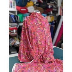 Pima Cotton Lawn Fabric - Bright Paisley - 140cm Wide | More Sewing