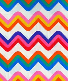 Cotton Fabric - Chevron Stripe - 145cm Wide | More Sewing