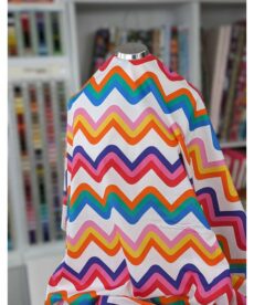 Cotton Fabric - Chevron Stripe - 145cm Wide
