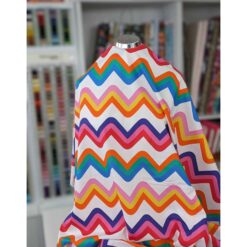 Cotton Fabric - Chevron Stripe - 145cm Wide