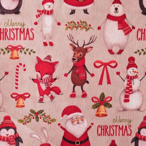 Merry Christmas Cotton 110cm Wide REMNANT | More Sewing