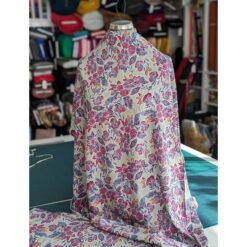 Tencel Fabric - Pink Floral - 140cm Wide | More Sewing