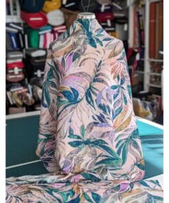 Viscose Blend Fabric - Digital Flower - 145cm Wide | More Sewing