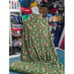 Viscose Fabric - Retro Penelope Floral - 140cm Wide | More Sewing