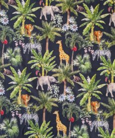 Cotton Fabric - Jungle Animals - 145cm Wide | More Sewing