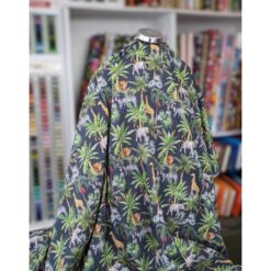Cotton Fabric - Jungle Animals - 145cm Wide