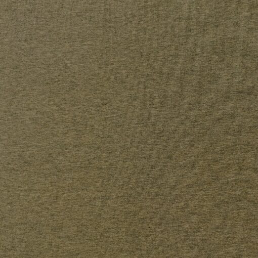 Cotton Jersey Fabric - Melange Mustard & Black Four Way Stretch Oeko Tex - 150cm Wide