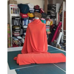 Polyester Triple Crepe Fabric - Orange - 150cm Wide