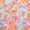 Cotton Poplin Fabric - Pink And Orange Floral - 145cm Wide | More Sewing