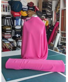 Polyester Triple Crepe Fabric - Bright Pink - 150cm Wide