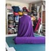 Polyester Triple Crepe Fabric - Purple - 150cm Wide