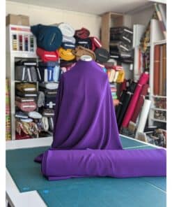 Polyester Triple Crepe Fabric - Purple - 150cm Wide